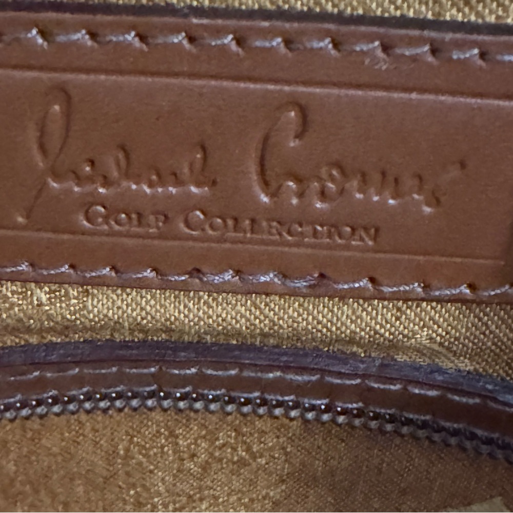 MCM VISETOS CONGNAC BOSTON BAG GOLF COLLECTON MADE IN GERMANY EUC COA INCLUDED - Picture 7 of 17